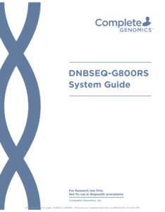 DNBSEQ-G800RS System Guide