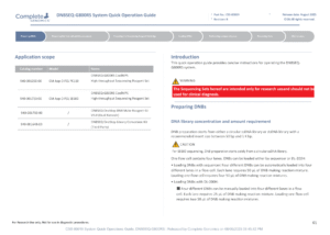DNBSEQ-G800RS System Quick Operations Guide Rev B