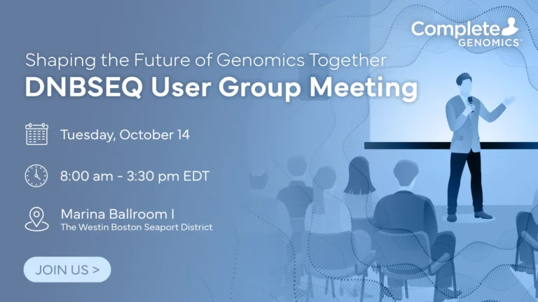 DNBSEQ User Group Meeting 2025